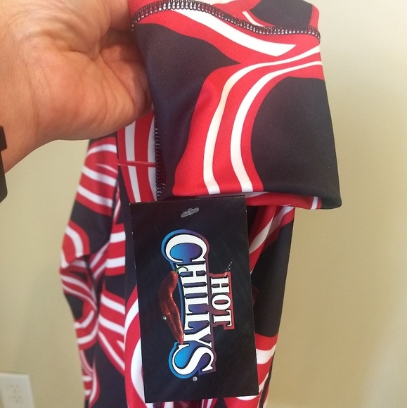 Hot Chillys Womens XL Geo Pro Long sl Scoop Top - Picture 3 of 5